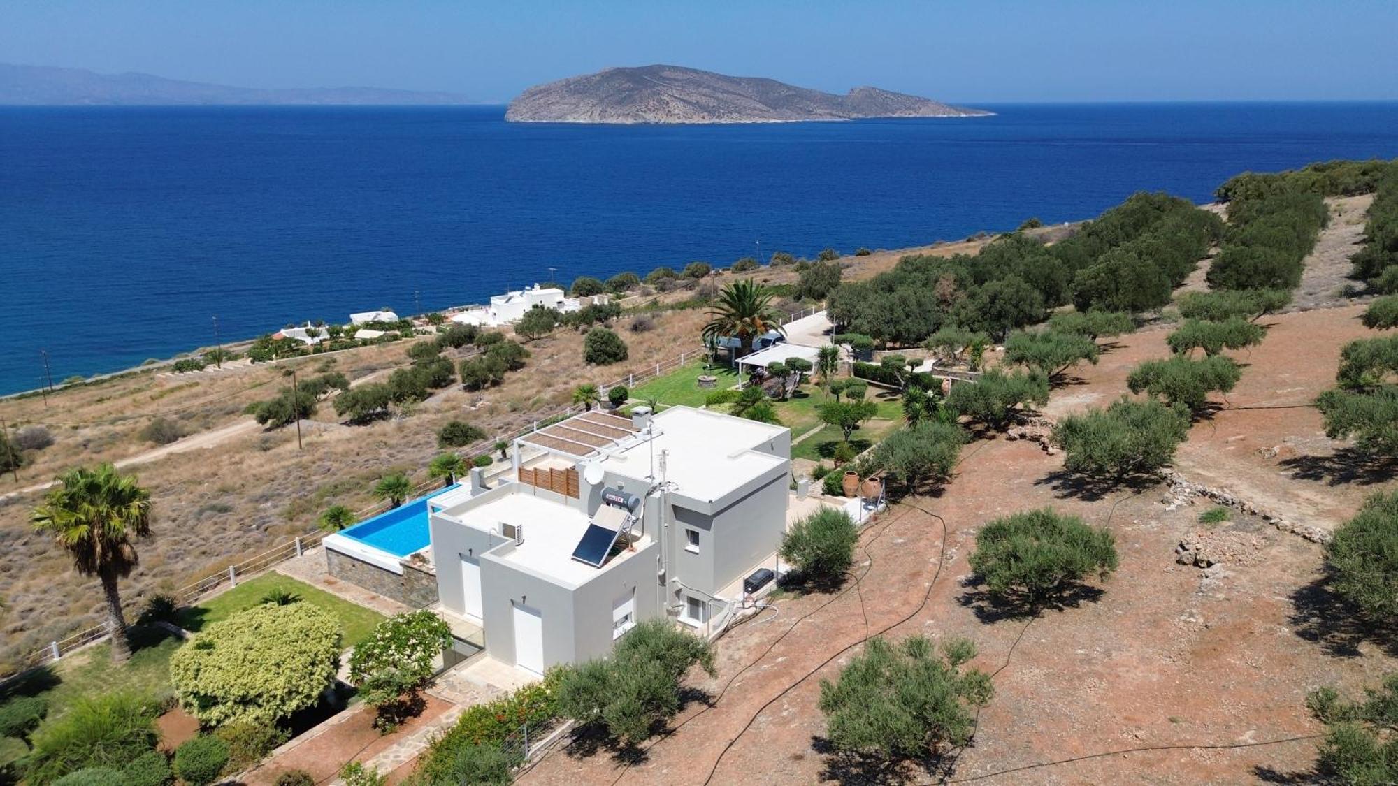 Villa Tholos Crete Kavoúsion 외부 사진